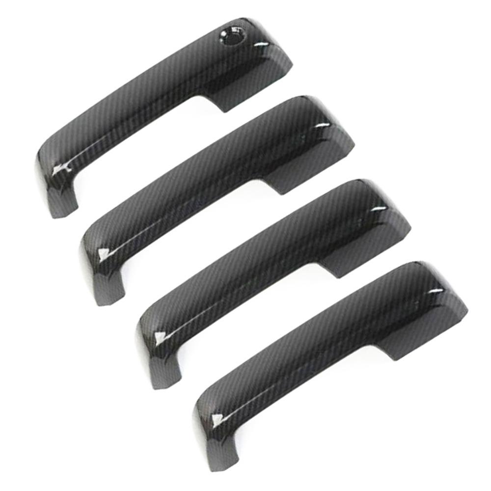 

Car Door Handle Covers For Ford F150 F-150 2015 2016 2017 2018 2019 2020 Carbon Fiber Black Car Door Handle Cover Trim Stickers вуглецевого волокна, чорного кольору