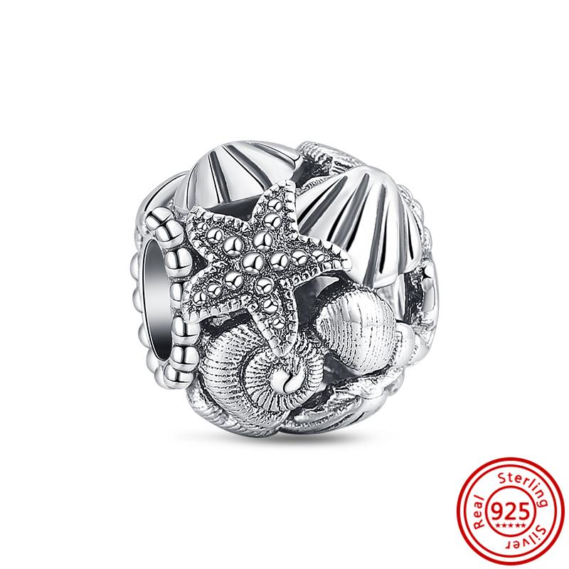 New 925 Sterling copper Circular Bead Flower Tree Dog claws Charm Fit Original Pantaro Bracelet For Girl DIY Zircon Making Gift