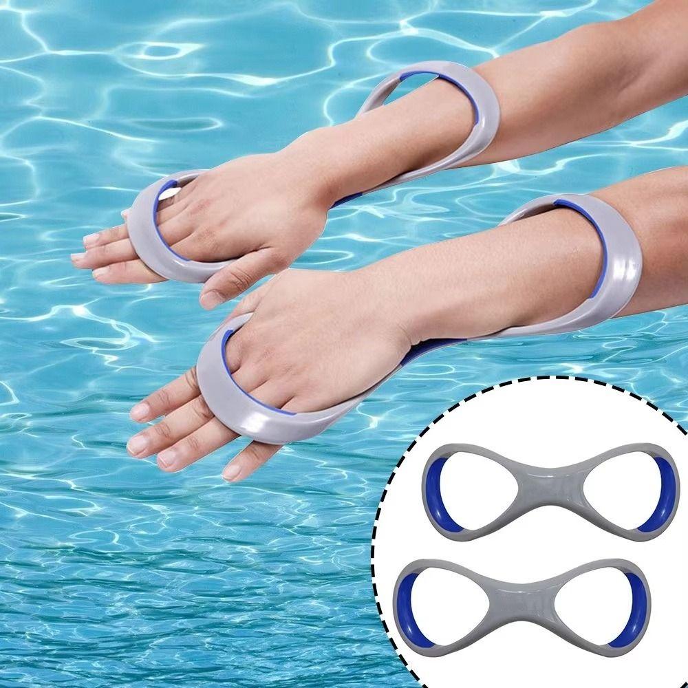 8-förmiger Unterarm-Stütz-Flossen-Handschuh Schwimm-Ellbogen-Strecker Erwachsene Kinder