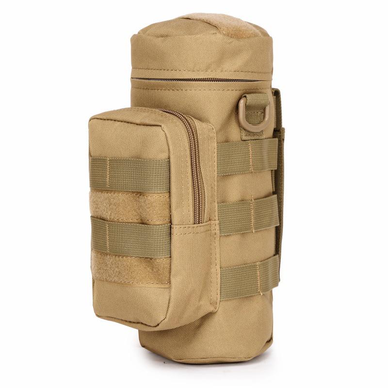 Tactical Multifunctional Water Bottle Pouch with Molle System - Outdoor Military Waist-Mounted Bag