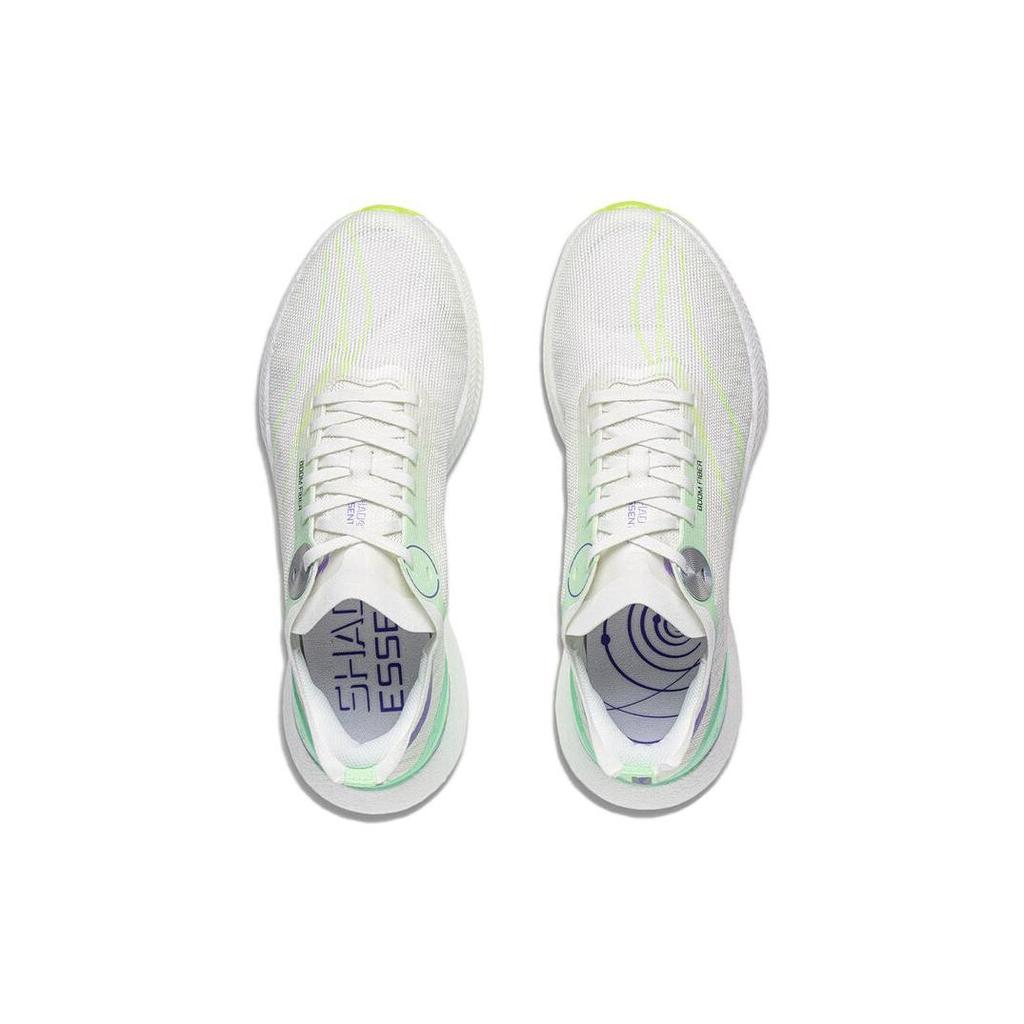 Чоловічі кросівки Li Ning Absolute Shadow 2 Essential Comfortable Minimalist Shock Absorption Non-Slip Low-Top Running Shoes White Green ARRT005-1