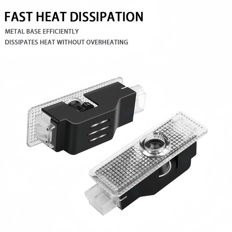 2pcs New LED Car Door Welcome Courtesy Lamp Projector Light For BMW 50th F12 F13 F30 E60 E65 E66 E63 F01 F02 X1 X3 4 5 6 7 Serie