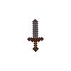 Mattel Minecraft Role Play Netherite Sword Kids Costume Accessory Figure for Ages 6 and Up Brown
