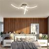 24W 18W Dimmable Moden LED 3/4 Light Ceiling Lamp Pendant Chandelier 1400LM Kitchen Bedoom with Remote Control
