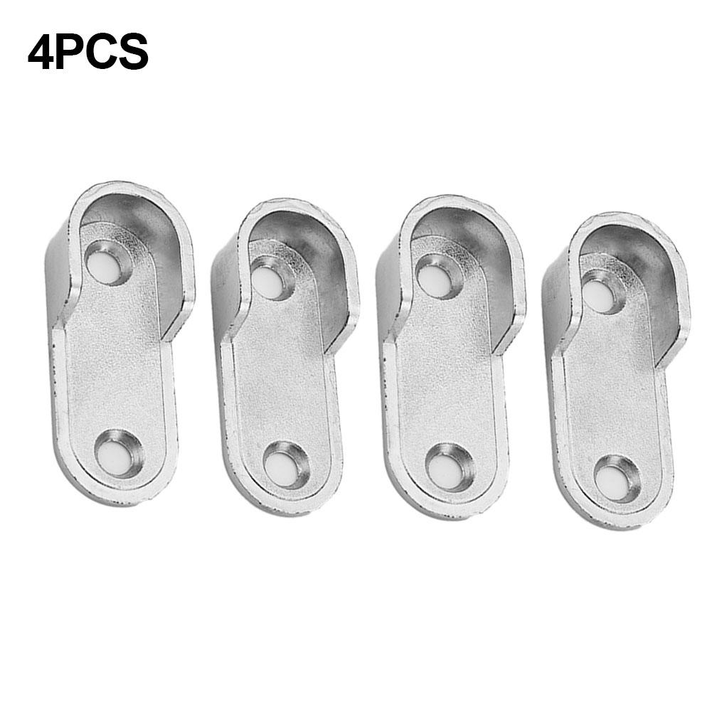 2/4/8 SZT. Wspornik Końcowy Drążka Szafy Wspornik Podtrzymujący Rurę na Ubrania Szafa Drążek Polowy Grubszy Uchwyt Okucia Szafkowe Akcesoria Meblowe