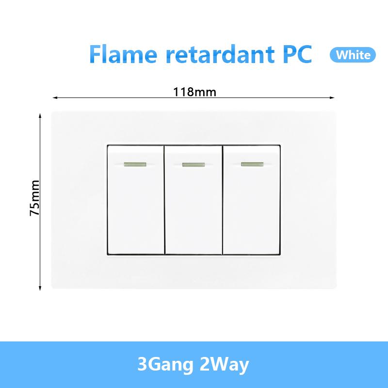 Italien Chile Mexiko USB Smart Typ-c 20W Schnelllade-Wandsteckdose Stecker, Brasilien Elektrischer Lichtschalter Universal-USB-C-Steckdose