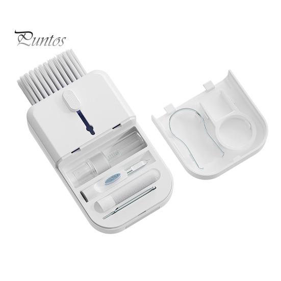 11 In 1 Keyboard Cleaner Kit Portable Laptop Cleaning Kit with Brush Screen Spray Keycap Puller for Phone Tablet Camera Lens Earphone