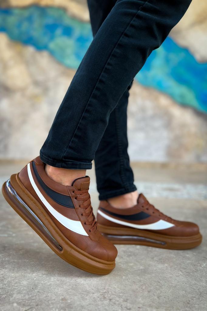 Chekich H Nuova Collezione CH172 Ariosa Scarpa Uomo Bianco Nero Marrone Tan