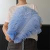1 pz Piuma di Struzzo Elegante Bianca Soffice per Festa di Matrimonio Stanza di Casa Decorazioni Fai da Te 45-50 cm