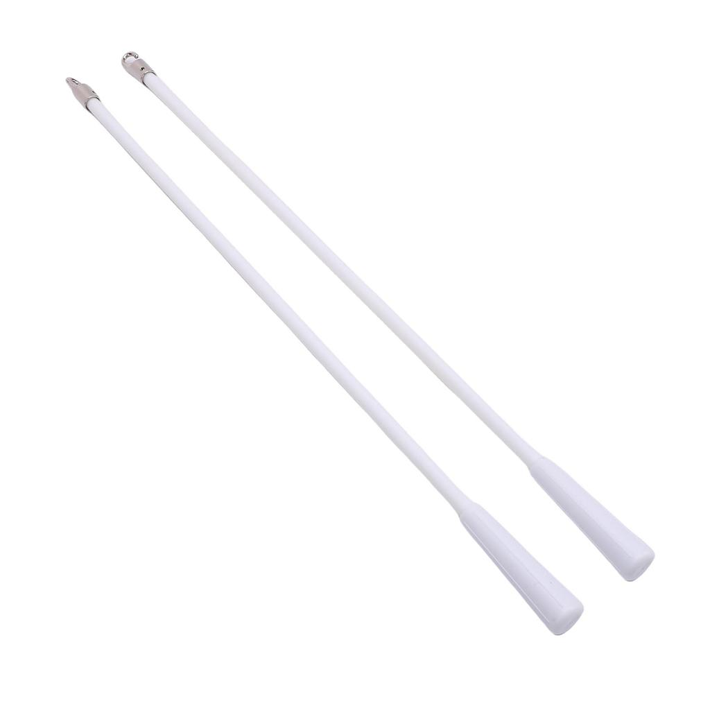 2pcs Blind Wands Vertical Blinds Stick Replacement with Hook Handle White Fiberglass Blind Tilt Wands for Window Opener