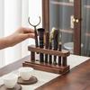 1pc Creative Tea Ceremony Six Gentlemen Accessories Household Solid Wood Storage Rack Tea Set Cup Holder Kung Fu Tea Accessories