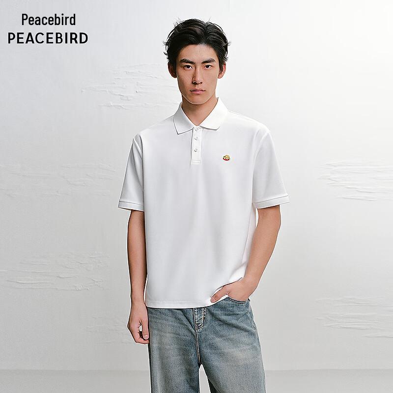 Peacebird Men s Short-Sleeve Polo Shirt BBCOF218N 3XL