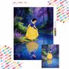 Snow White Diamond Painting Mosaic Art Kit 5D Handmade Diy Gift Home Decoration