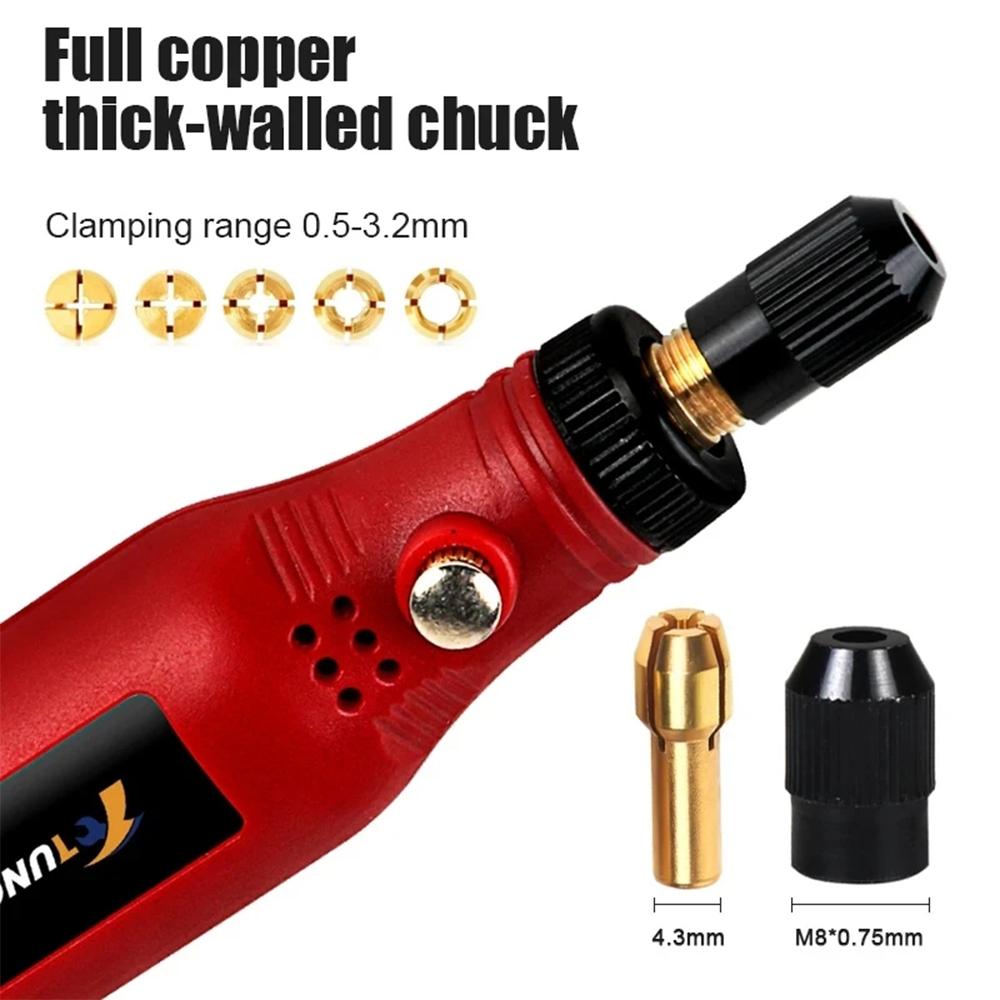 3 Speed Mini Cordless Rotary Tool 3.7V Drill Mini Handheld Drill for Engraving, Sanding, Polishing, Carving, Cutting, DIY