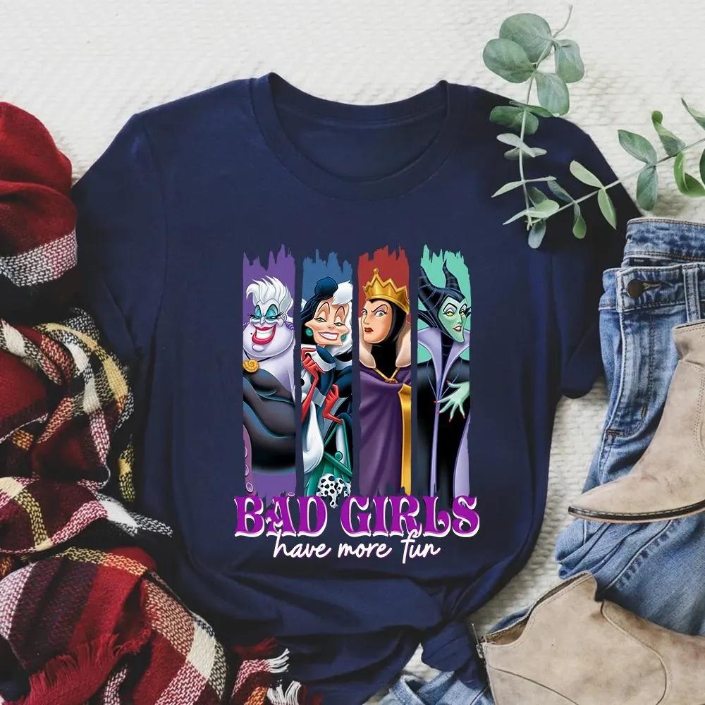 

Disney Villains Bad Girls Have More Fun Maleficent Ursula Shirt Comfort Color Family Matching Tee Magic Kingdom Tee S