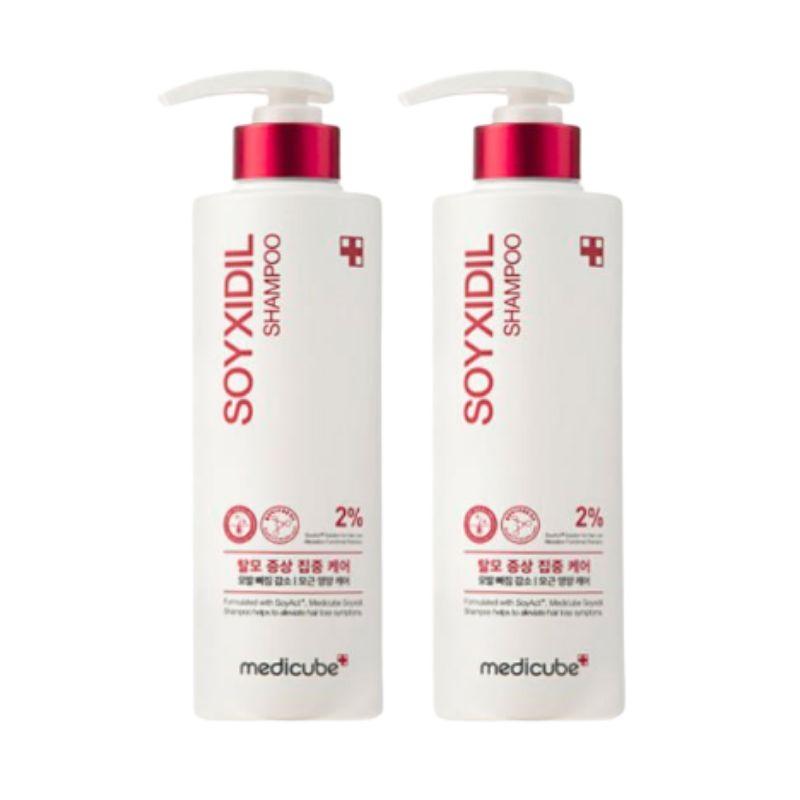 [Medicube] Soyxidil Shampoo Cotton (490ml x 2pcs) – Anti-Hair Loss Functional Set 490ml x 2ea