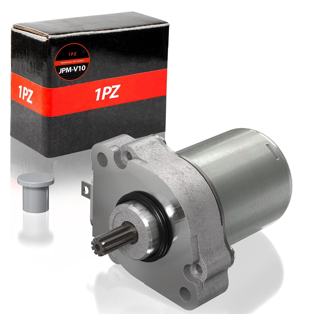1PZ JPM-V10 Starter Motor, Durable, for Suzuki Address V100 CE11A/CE13A Motorcycles, Aftermarket Parts, Repair
