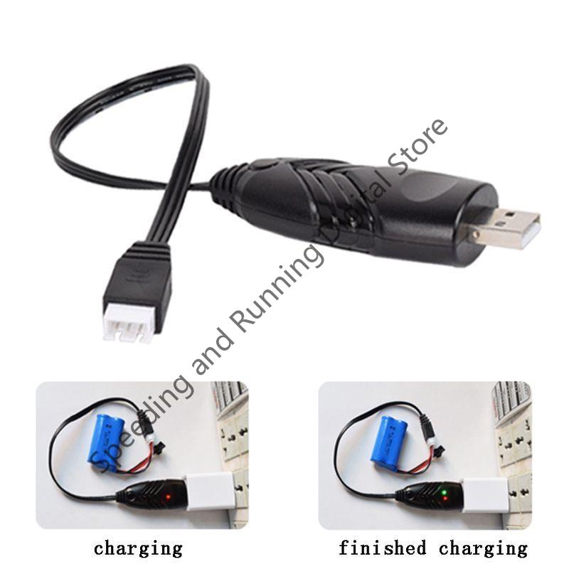 7.4v Charger 2000mA /1000mA/500mA XH-3P 2S Lipo Li-ion Batteries Electric RC Toys Car Drone 7.4V Universal USB Charging Cable