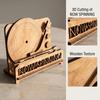 Wooden Record Player Storage Rack Vinyl Record Display Stand Turntable Organizer Holder for LP Albums and Accessories