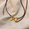 Fashionable Bowknot Necklace Ornament Elegant Bowknot Pendant Necklace Personalized Clavicular Chain Adornment Jewelry