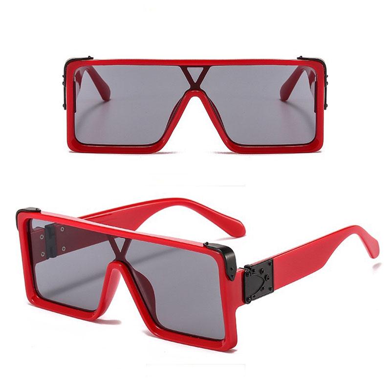 Buy Oversize One Piece Polarized Sunglasses Fashion Unisex  display picture 1