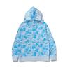 A Bathing Ape Icy Bape ABC Camo Shark Full Zip Hoodie 'Sax' Men's 0ZXSWM001151Q