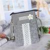 Boho Leinwand Handy Umhängetasche Ethnisches Stammesmuster Handytasche Verstellbarer Schultergurt Kleine Reise-Pass Tasche für Damen