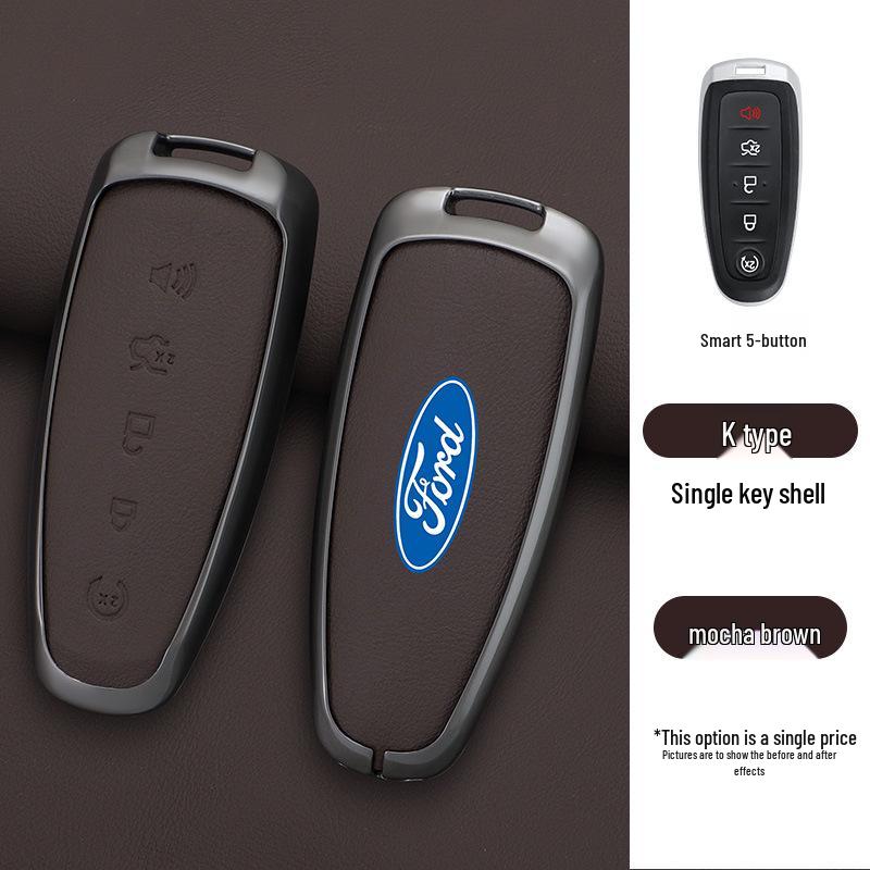 

Compatible Key Case for 2011-2013 Ford Edge & Older 5-Button Explorer Models OPP Bag
