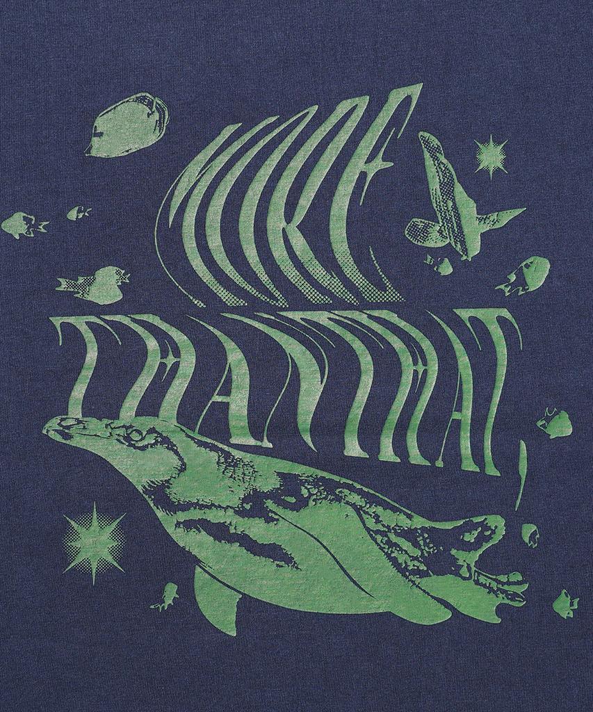 GAKKAI UNIONS More Than That Pigment Short Sleeve T-Shirt Dive Blue