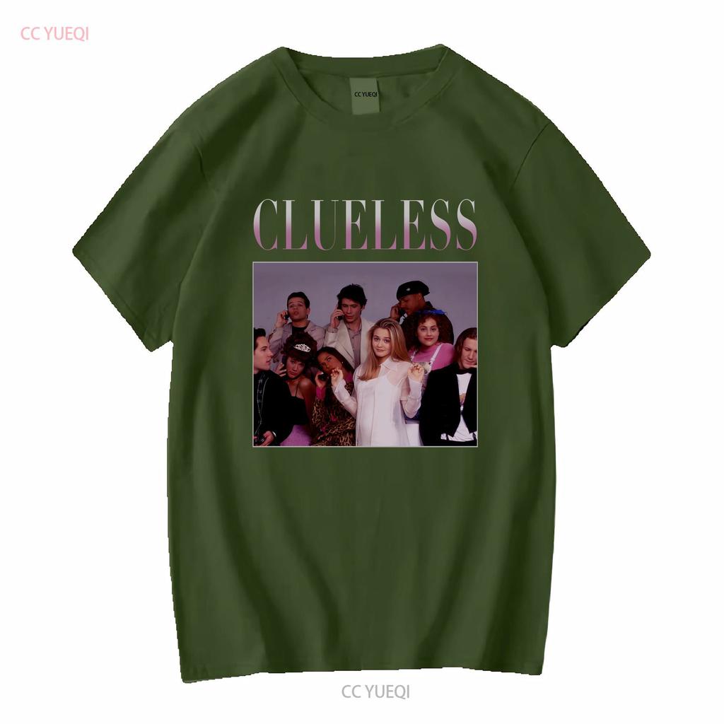 Clueless Movie Characters Vintage T Shirt vintage Washed graphic designer clothes homme Unisex Stretched Breathable streetwear