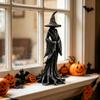 Halloween Resin Witch Figurine Decoration for Indoor or Outdoor Home Decor