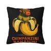 Italian Brain Rot Meme Pillow Cover Double Sided Tung Sahu Design Polyester Cushion for Sofa Bedroom Car Decoration