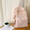 Schoolbag niche style high-value backpack junior high school girl class schoolbag girl high school student fashion campus backpack