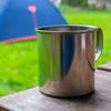 Kubek Stalowy Metalowy Garnuszek Turystyczny Piknikowy Wędkarski 600 ml