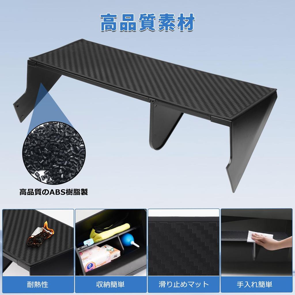 Mozan Passenger Side Glove Box Layered Partition Storage Tray Divider for New Corolla Cross 2021 Center Console Tray Glove Box Divider Small Item