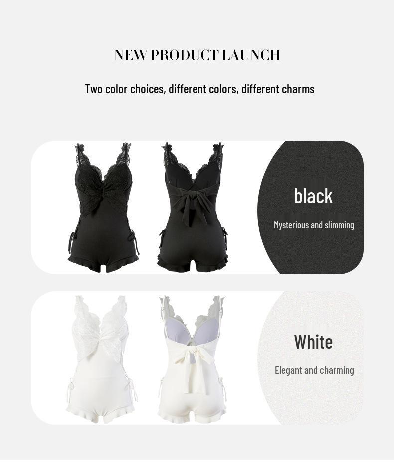 Bañador Sexy Korean Push-Up 2025: Traje de baño de una pieza con soporte de acero para mujer, adelgazante, cubre abdomen