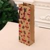 Christmas Kraft Paper Wine Gift Bag for Bottles - Holiday Home Supplies