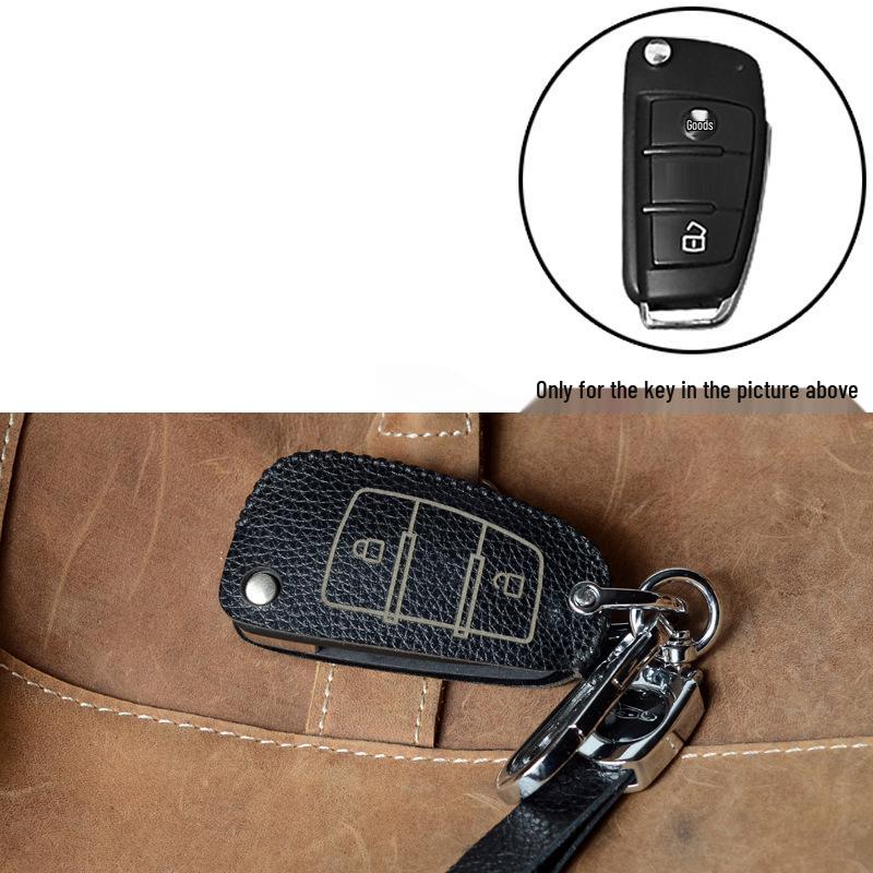 Chery Key Case: Genuine Cowhide for Tiggo 9/3/5/8 Plus, Arrizo 5/7, and Exeed Yaoguang