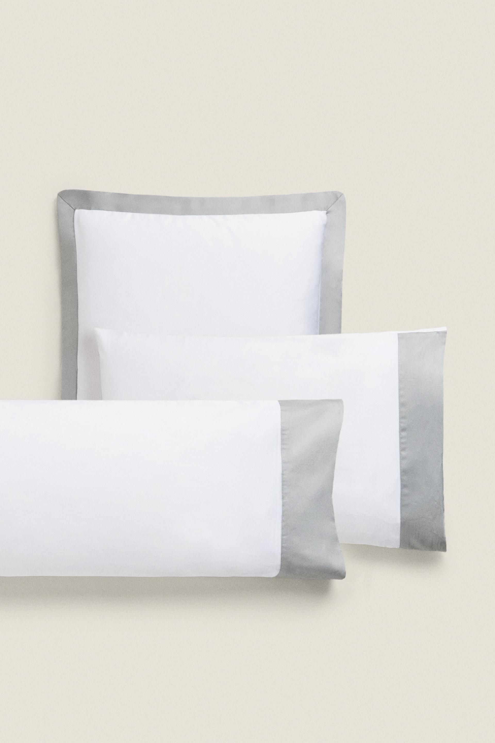 

BORDERED SATEEN PILLOWCASE