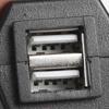   Motorcycle Dual USB   Socket Adapter with Voltmeter Display