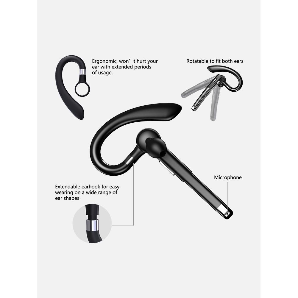 Wireless Earphones Built-in Dual Mic Noise Canceling Bluetooth-compatible 5.1 Earphone Earpiece With 500mAh Charging Case