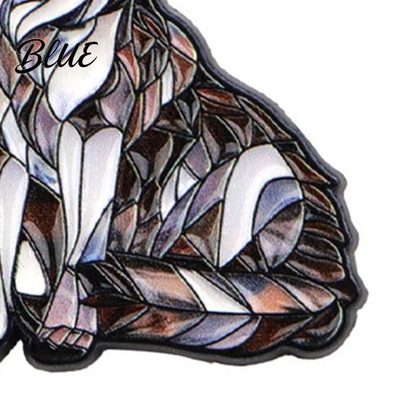 Nature Inspired Wildlife Pin Colorful Enamel Stained Glass Style Animal