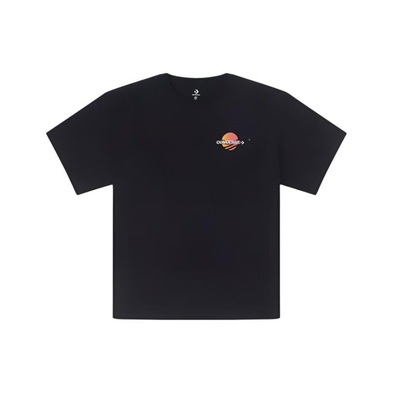 Converse Sunset T-Shirt Asia Sizing Black Men s 10027154-A01 M