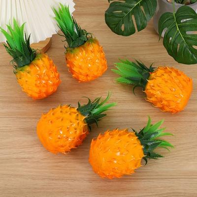Tropische Früchte Künstliche Ananas Realistischer Schaumstoff Falsche Frucht Requisiten DIY Basteln Ananas-Imitat Küchentisch