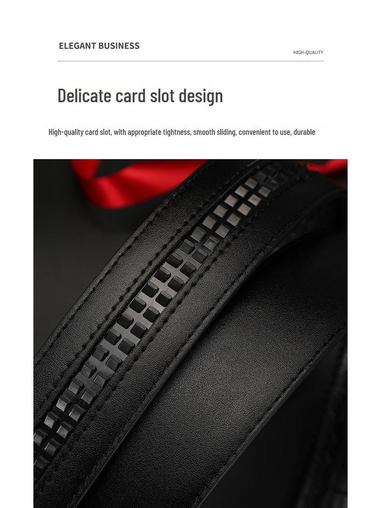 Nuova Cintura da Uomo in Pelle PU di Alta Qualità con Fibbia Automatica 2025 - Elegante Cintura da Business per Giovani e Mezza Età