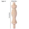 European Multi Styles Solid Wood Carved Furniture Foot Legs Cabinet Seat Feets Vintage Home Decoration Crafts Accessories