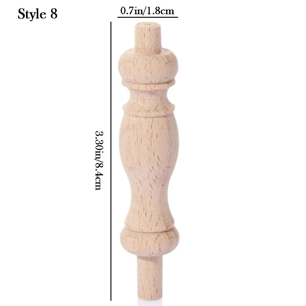 European Multi Styles Solid Wood Carved Furniture Foot Legs Cabinet Seat Feets Vintage Home Decoration Crafts Accessories