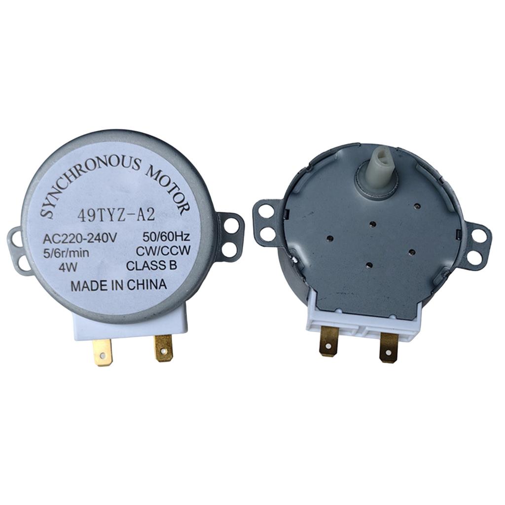 מנוע סינכרוני התקנה קלה מנוע פטיפון יעיל מנוע מיקרוגל פיר מנוע סינכרוני למיקרוגלים