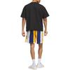 adidas Originals SS25 BASKETBALL Casual Shorts Unisex Dark Blue/White/Yellow JD5187
