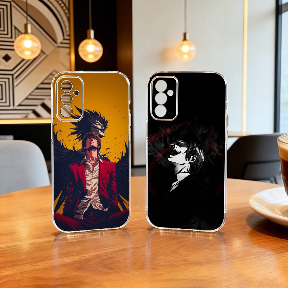 Death Note Kira Yagami Dark Anime Phone Case Transparent Silicone Soft For SamsungA10,12,20,21S,30,31,40,50,51,52,70,71